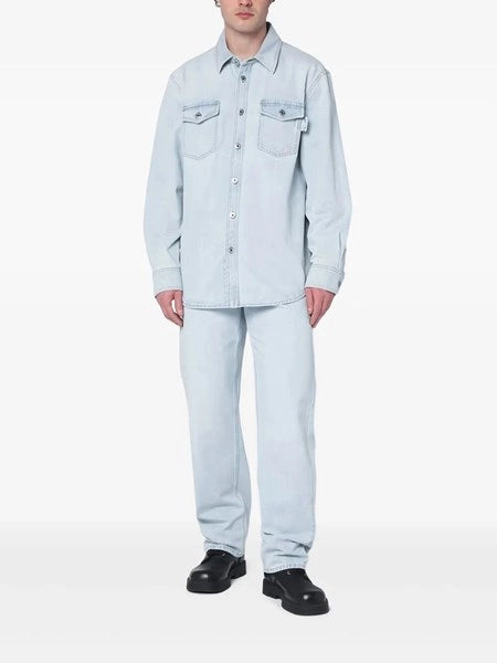 Overshirt in denim Extra Bleach