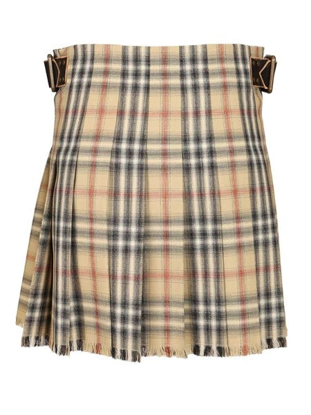 Mini kilt in lana Check