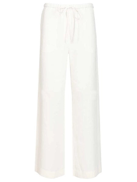Pantaloni a righe intrecciate
