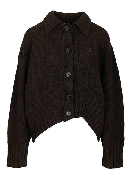 Cardigan in cashmere e lana