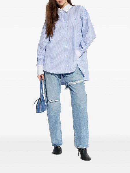Camicia in cotone  a righe