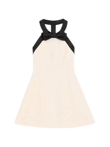 Abito Corto In Crepe Couture
