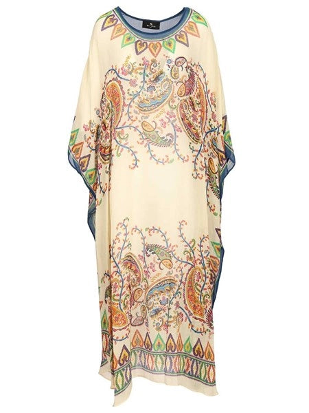 Caftano stampa paisley