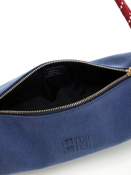 Pouch in gabardine