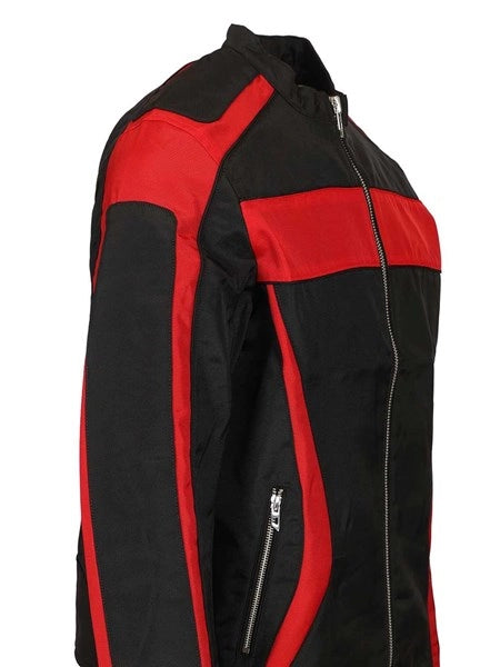 Giacca biker in nylon