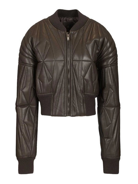 Giacca cropped "Geocamo" Moncler x Rick Owens