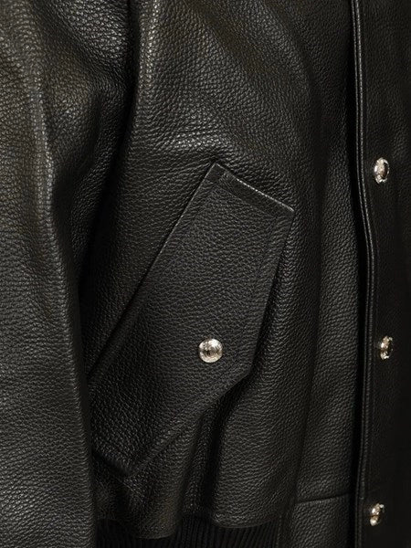 Giacca bomber 4-Bar in pelle