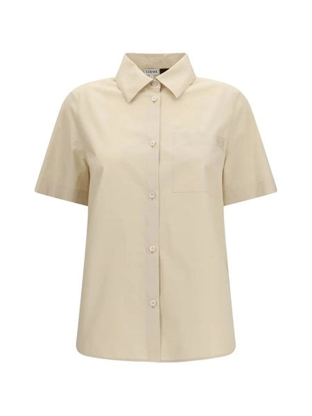 Camicia a maniche corte in cotone