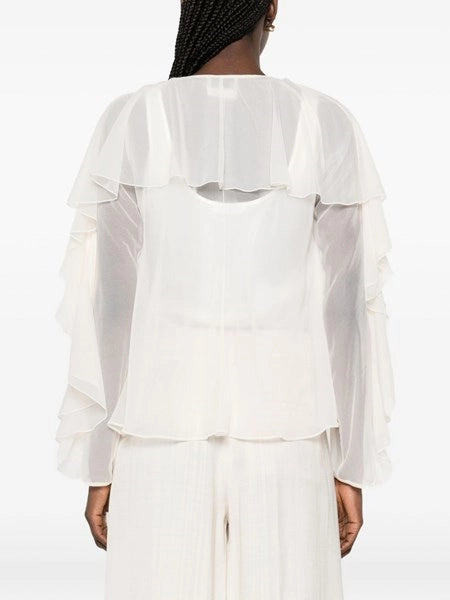 Camicia con volant