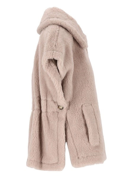 Cappa in Teddy di alpaca e lana