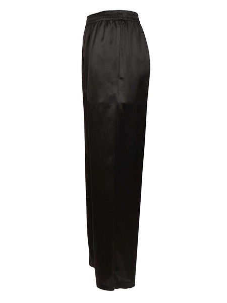 Pantaloni in raso di seta