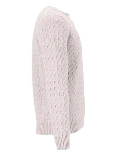 Maglione a trecce