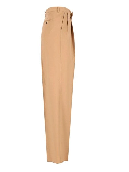 Pantaloni Jazz in gabardine di lana stretch