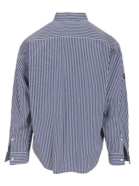 Camicia a righe oversized