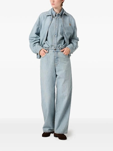 Pantaloni in denim chambray