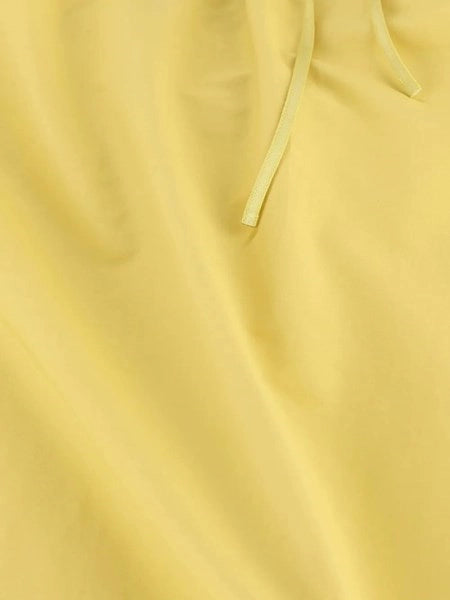 Gonna stile sottoveste con pizzo in cotone e seta