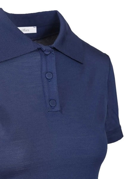 Polo in jersey di seta