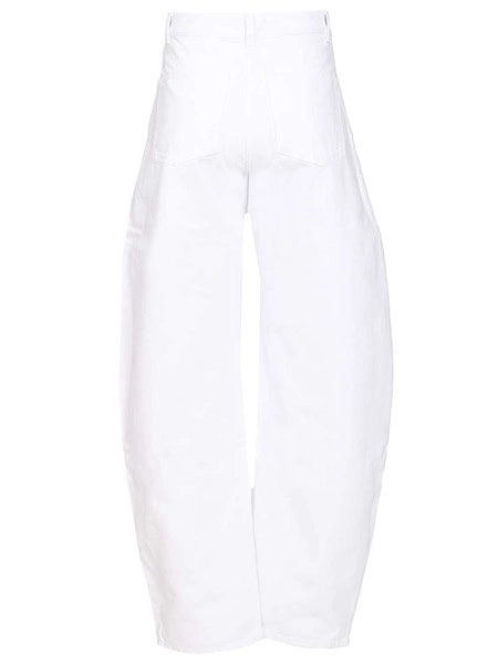 Jeans barrel a vita bassa