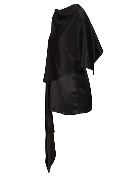 Top in satin di seta