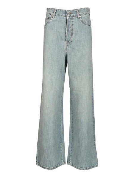 Pantaloni in denim chambray