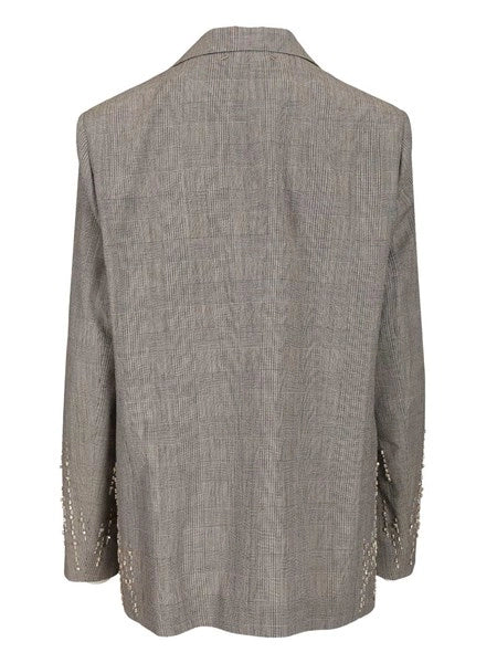 Blazer Principe di Galles con cristalli