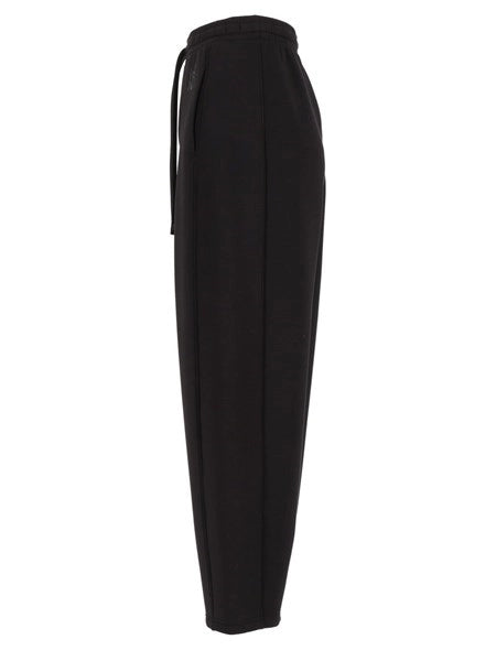 Pantalone flare in jersey stretch