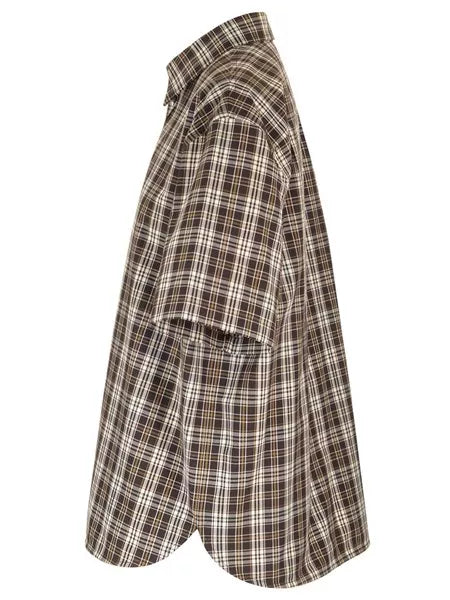 Camicia in cotone compatto