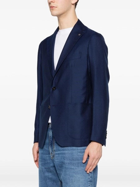 Blazer sfoderato in cashmere light