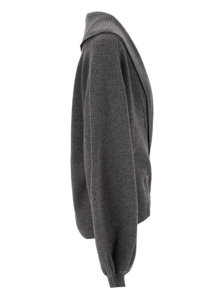 Cardigan con bottoni