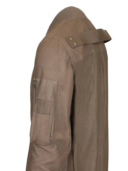 Giacca in pelle aviatore