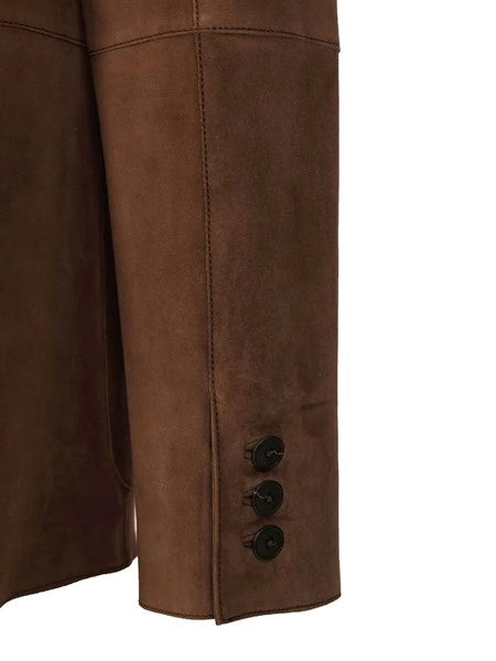 Blazer in suede