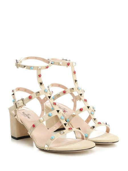 Sandali in suede Rockstud