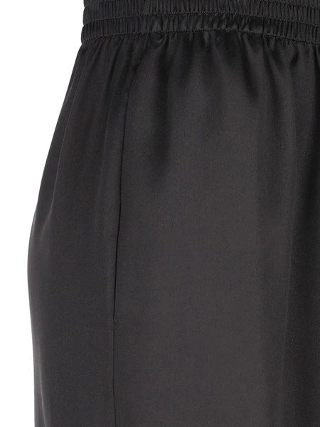 Pantaloni in raso di seta
