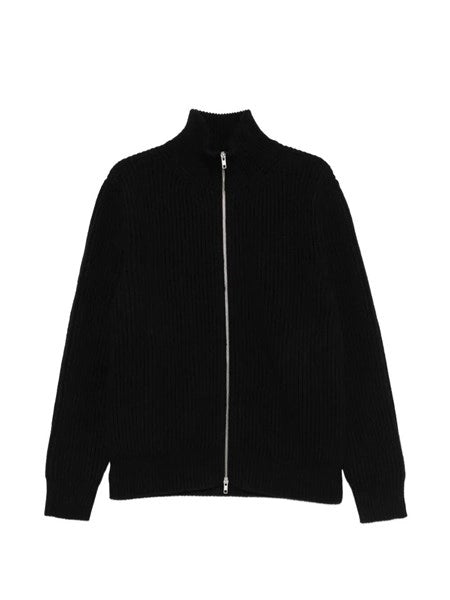 Giacca in maglia a costine