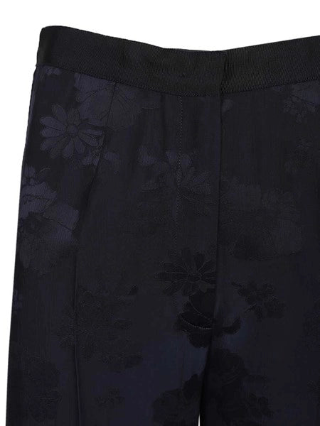 pantalone in jacquard fluido bouquet