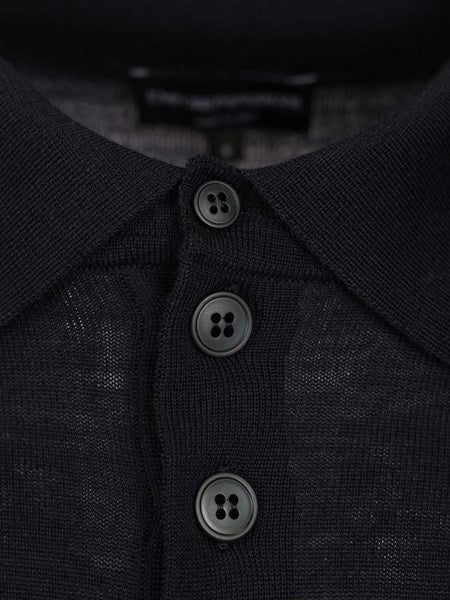 Polo maniche lunghe in lana