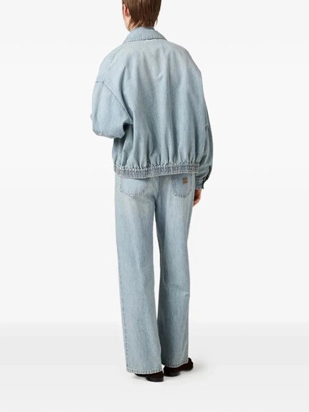 Pantaloni in denim chambray