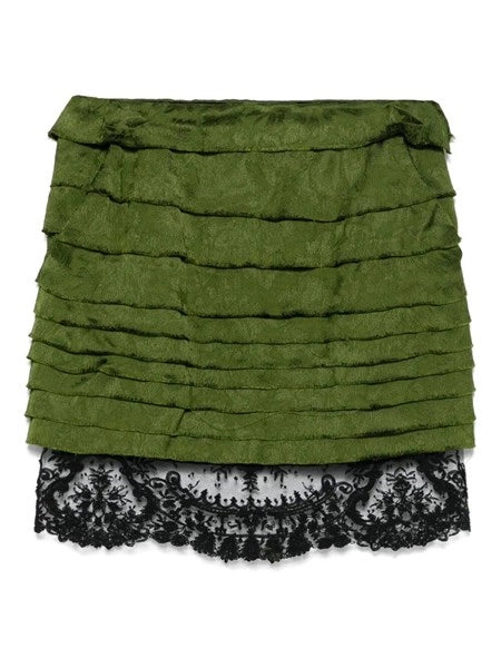 Minigonna jacquard
