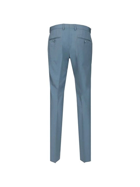 Pantaloni in popeline di lana