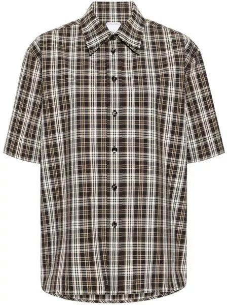 Camicia in cotone compatto