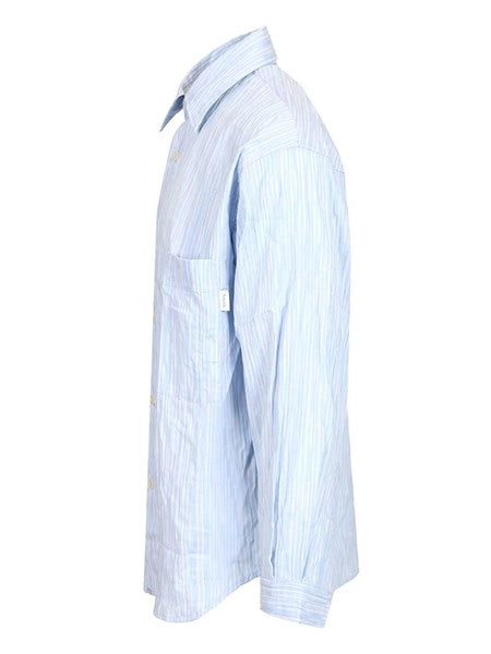 Camicia in cotone crinckle