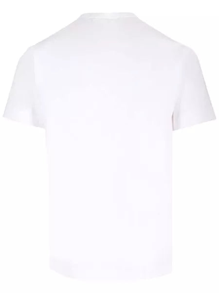 T-shirt con cuori rossi