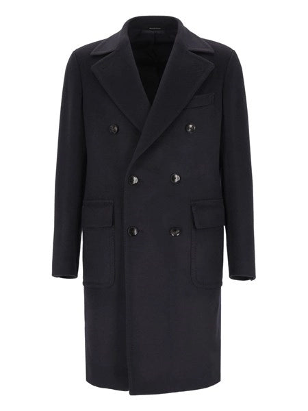 cappotto doppiopetto in cashmere