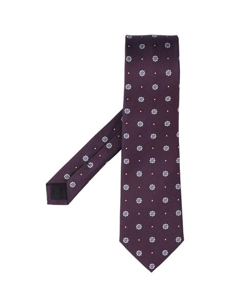 Cravatta in jacquard di seta