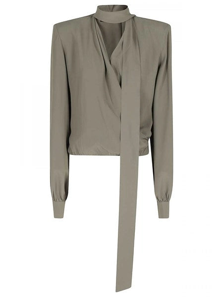 Blusa con sciarpina