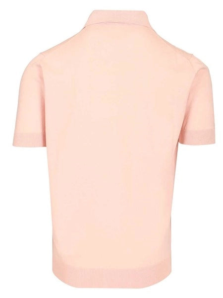 Polo in cotone crepe