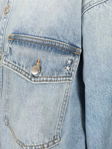 Camicia over in denim "Noa"