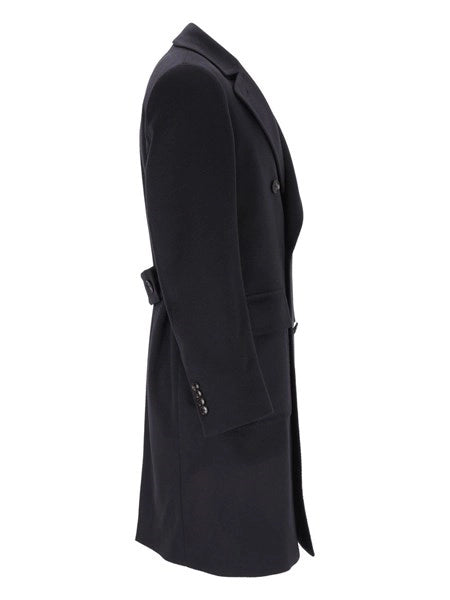 cappotto doppiopetto in cashmere