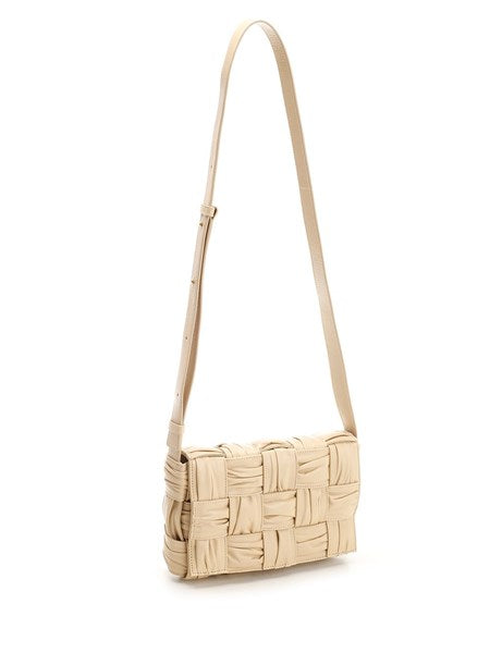 Borsa a spalla "Cassette" beige