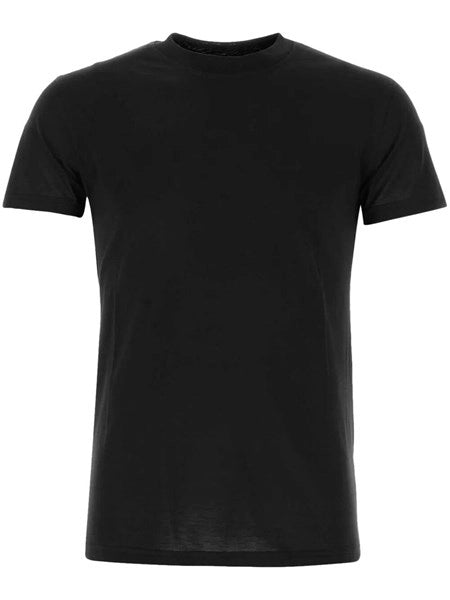T-shirt in cotone e seta